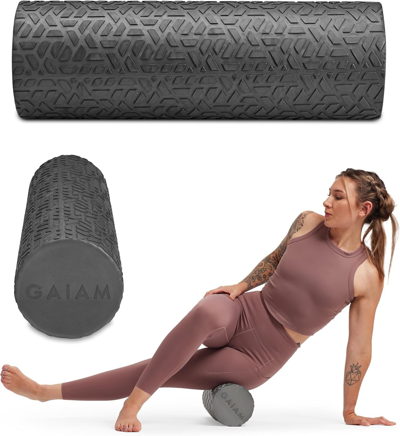 Gaiam Restore Textured Foam Roller 18 Inch