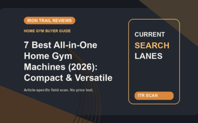 Iron Trail Reviews article banner for 7 Best All-in-One Home Gym Machines (2026): Compact & Versatile