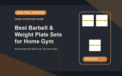 Iron Trail Reviews article banner for Best Barbell & Weight Plate Sets for Home Gym