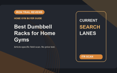 Iron Trail Reviews article banner for Best Dumbbell Racks for Home Gyms