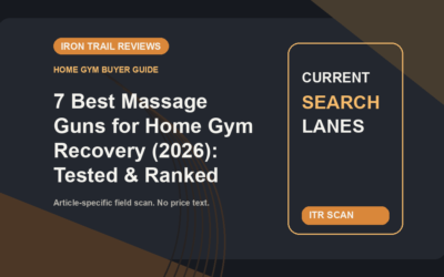 Iron Trail Reviews article banner for 7 Best Massage Guns for Home Gym Recovery (2026): Tested & Ranked