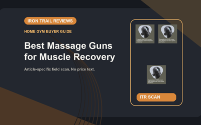 Iron Trail Reviews article banner for Best Massage Guns for Muscle Recovery