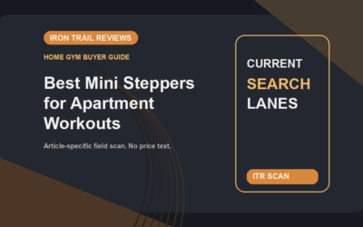 Iron Trail Reviews article banner for Best Mini Steppers for Apartment Workouts