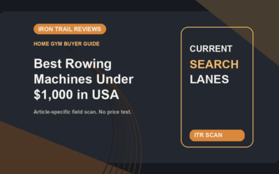 Iron Trail Reviews article banner for Best Rowing Machines Under $1,000 in USA