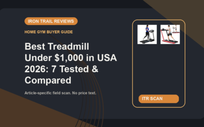 Iron Trail Reviews article banner for Best Treadmill Under $1,000 in USA 2026: 7 Tested & Compared