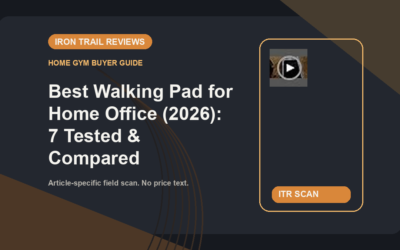 Iron Trail Reviews article banner for Best Walking Pad for Home Office (2026): 7 Tested & Compared