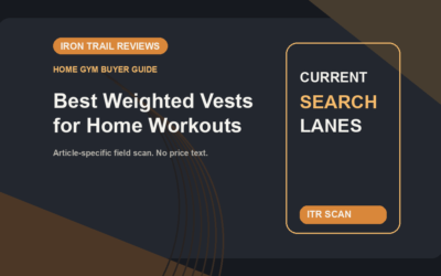 Iron Trail Reviews article banner for Best Weighted Vests for Home Workouts