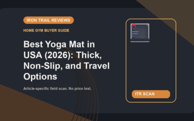 Iron Trail Reviews article banner for Best Yoga Mat in USA (2026): Thick, Non-Slip, and Travel Options
