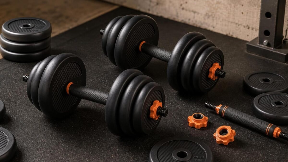 Best Adjustable Dumbbell Handles for Plate Sets product photo