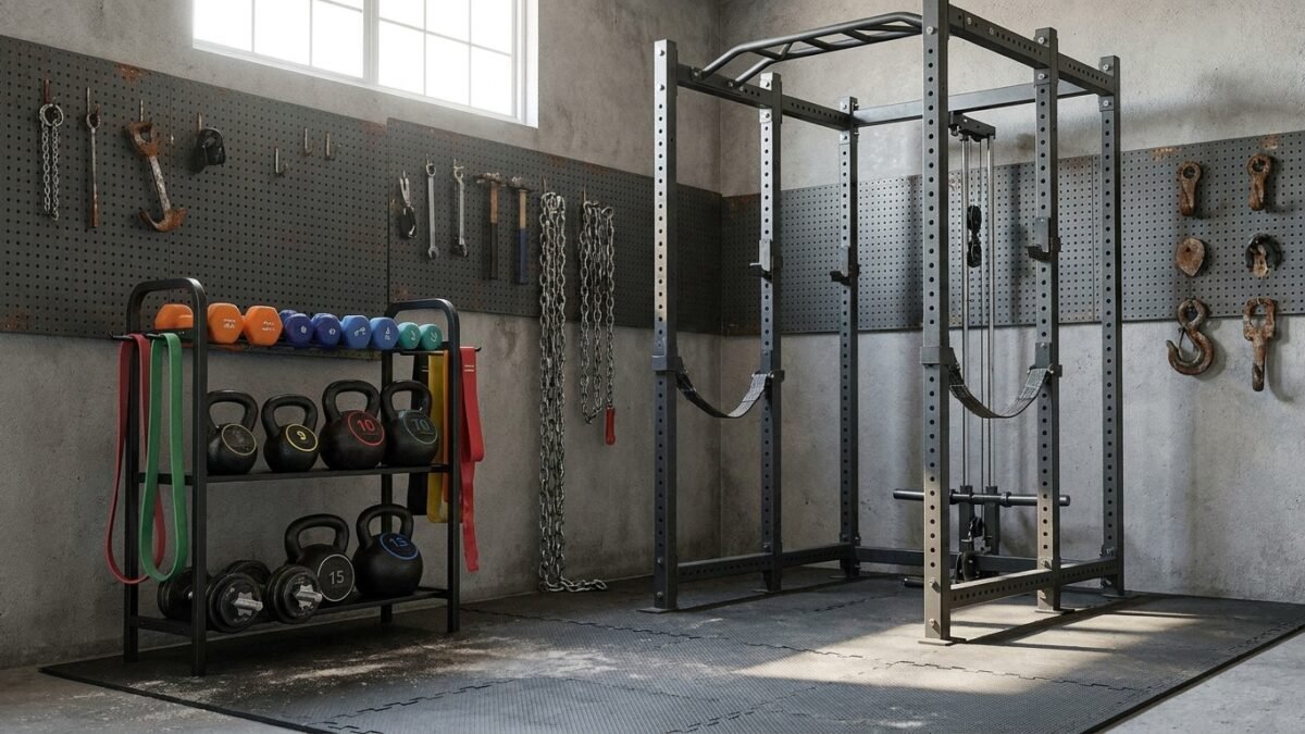 Best Adjustable Kettlebell Stands for Small Spaces (2026) realistic product scene