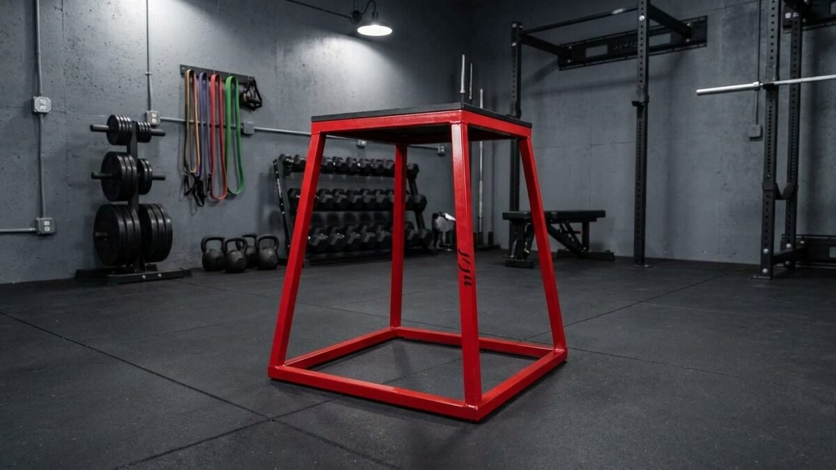 Best Adjustable Plyo Boxes for Small Home Gyms (2026) realistic product scene
