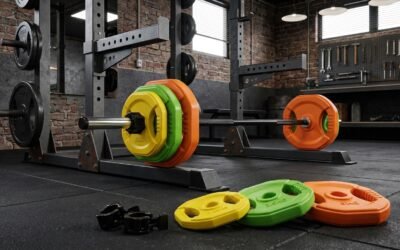 Best Barbell & Weight Plate Sets for Home Gym (2026) realistic product scene