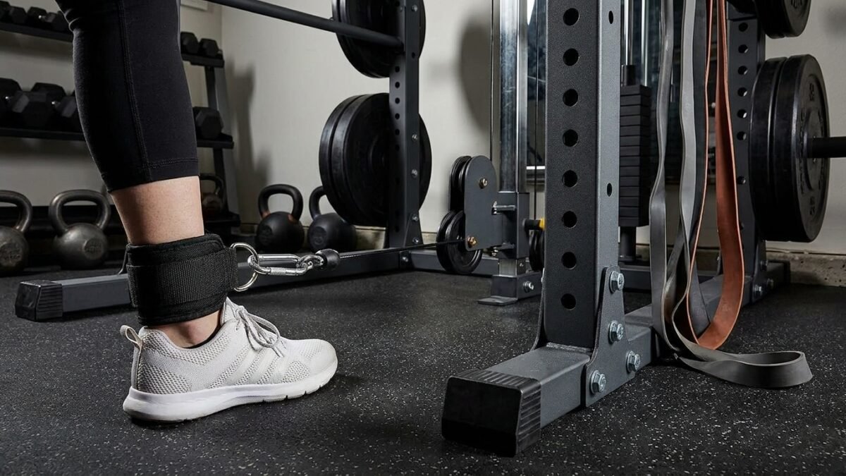Best Cable Machine Ankle Straps for Home Gyms (2026) realistic product scene