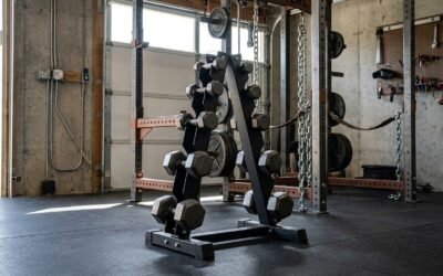 Best Dumbbell Racks for Home Gyms (2026) realistic product scene