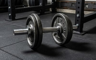 Best Olympic Dumbbell Handles for Garage Gyms (2026) realistic product scene