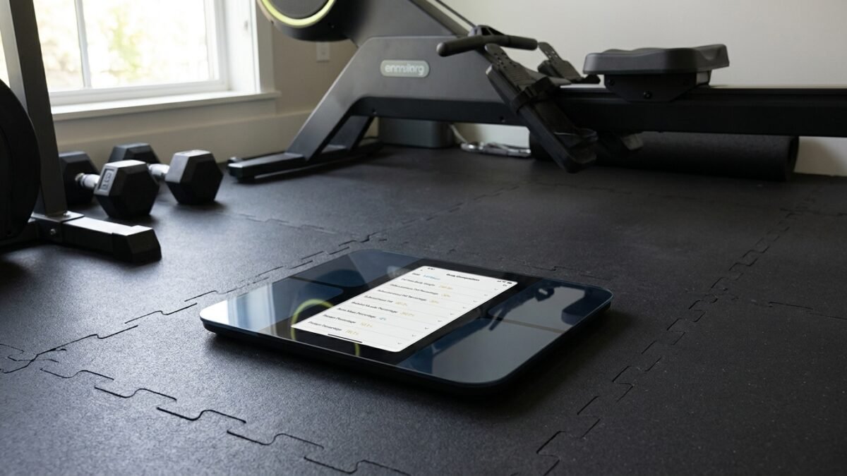 Best Smart Scales for Weight Loss and Muscle Tracking (2026) realistic product scene