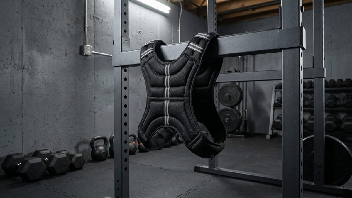 Best Weighted Vests for Home Workouts (2026) realistic product scene
