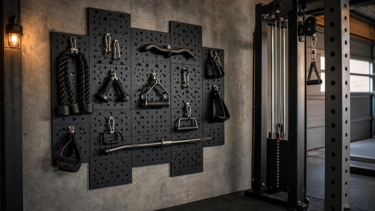 Best Cable Tower Accessory Pegboards for Home Gyms product photo