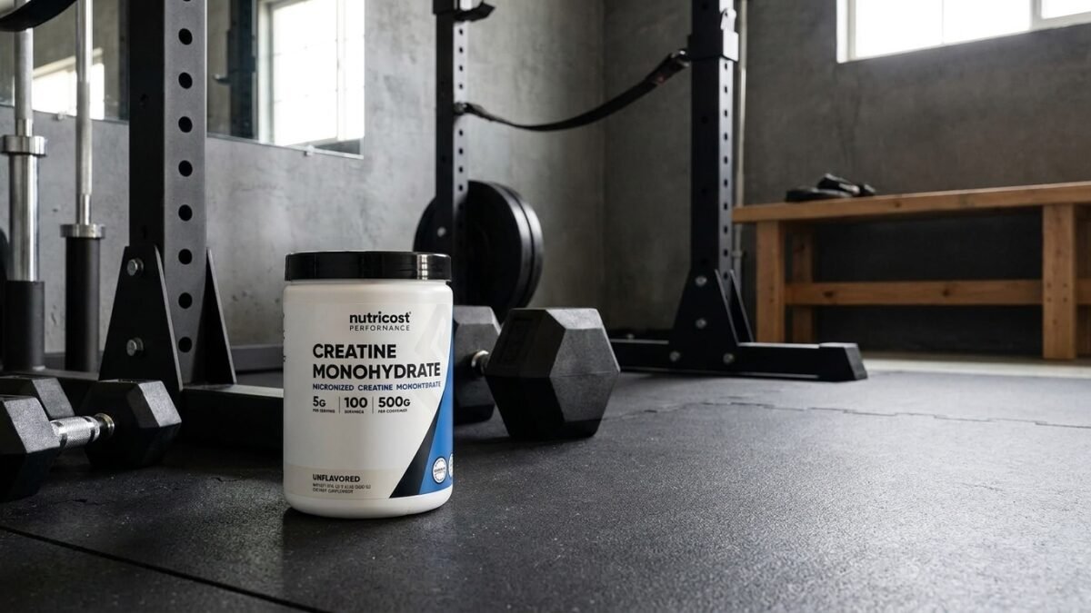 Creatine vs Protein Powder vs Pre-Workout: Benefits for Strength Training (2026) realistic product scene