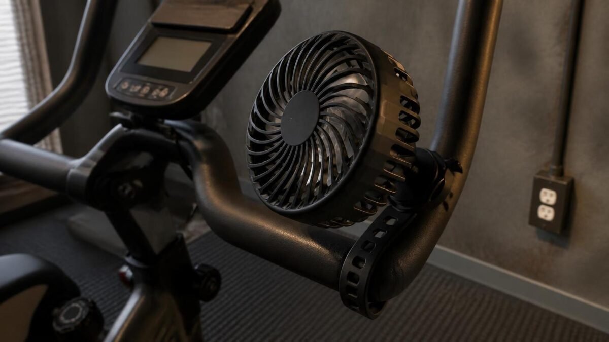 Best Exercise Bike Fan Mounts for Apartment Workouts product photo